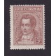 ARGENTINA 1935 GJ 744 ESTAMPILLA NUEVA MINT FILIGRANA 1 VERTICAL Y HORIZONTAL FF FN U$ 6.5